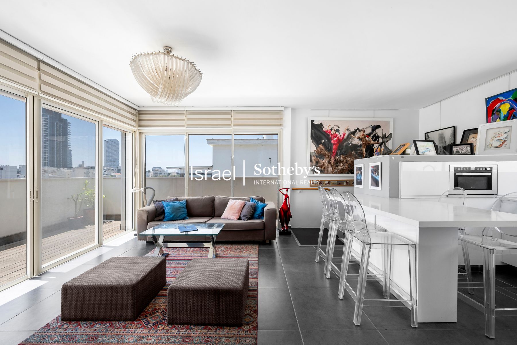 Exceptional Penthouse in a Picturesque Kerem HaTeimanim Neighborhood