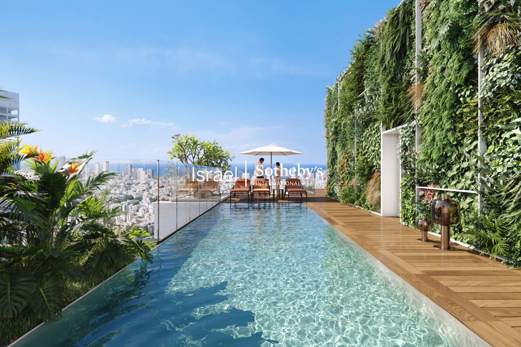  Sea View Penthouse with a Pool at the Sarona Gardens | Fl. 38 Apt. 680 sqm