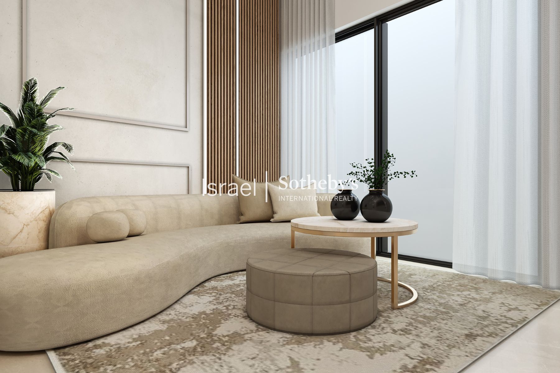 Ground-Level Apartment with Private Outdoor Space Near the Sea in Tel Aviv