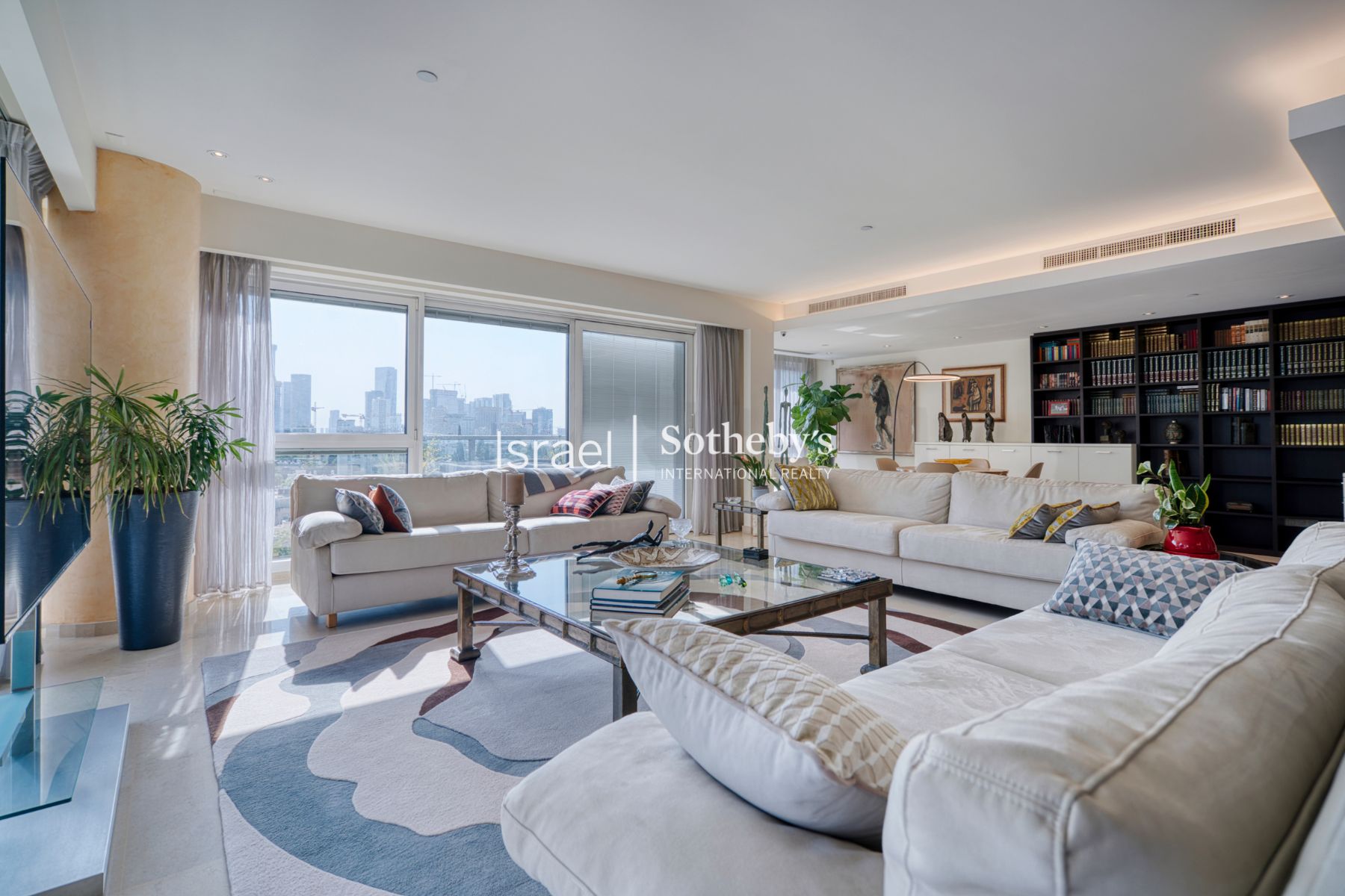 Gorgeous Duplex Apartment with Terraces in Akirov Towers