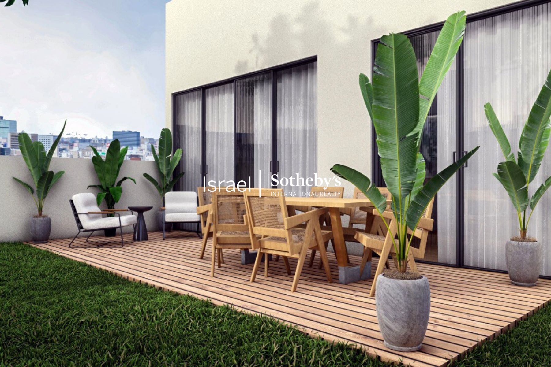 Brand-new Garden Apartment in the Kikar Hamedina Neighborhood