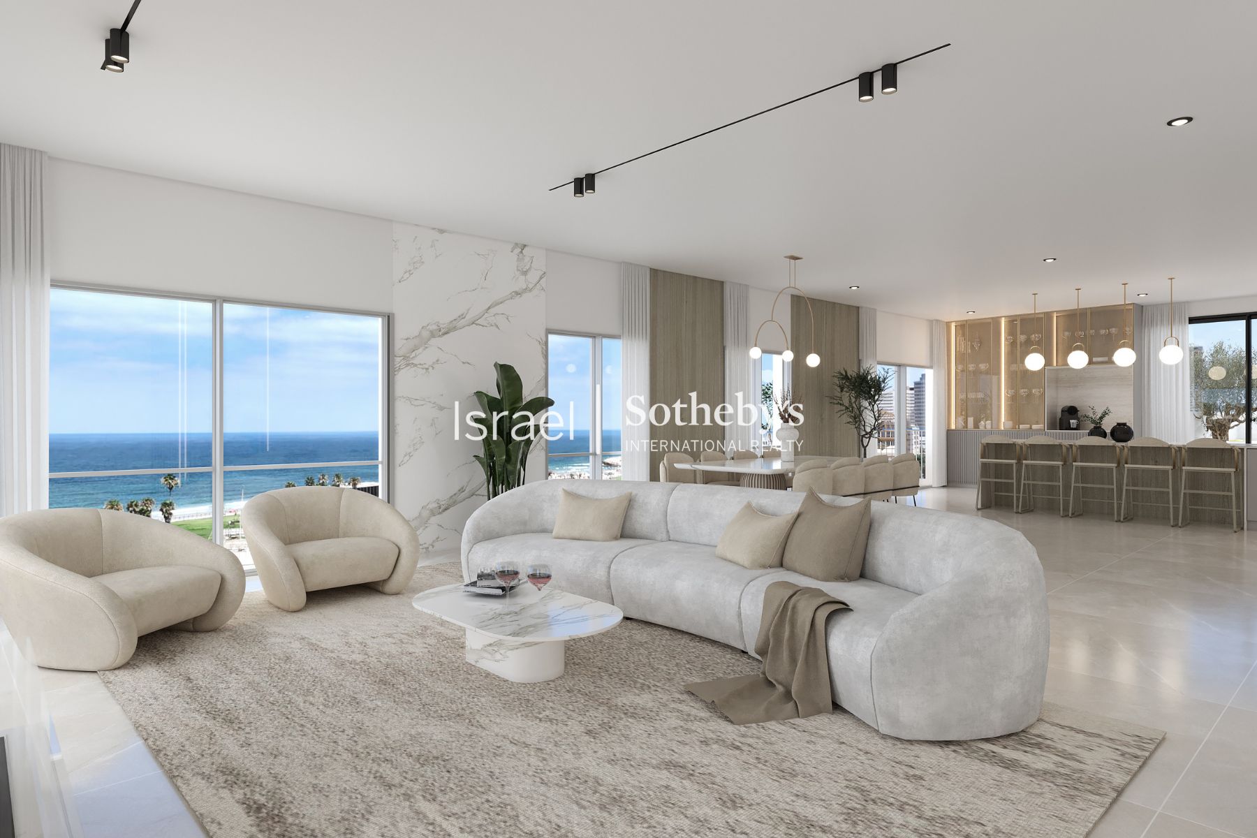 Brand-New Sea View Penthouse with a Pool