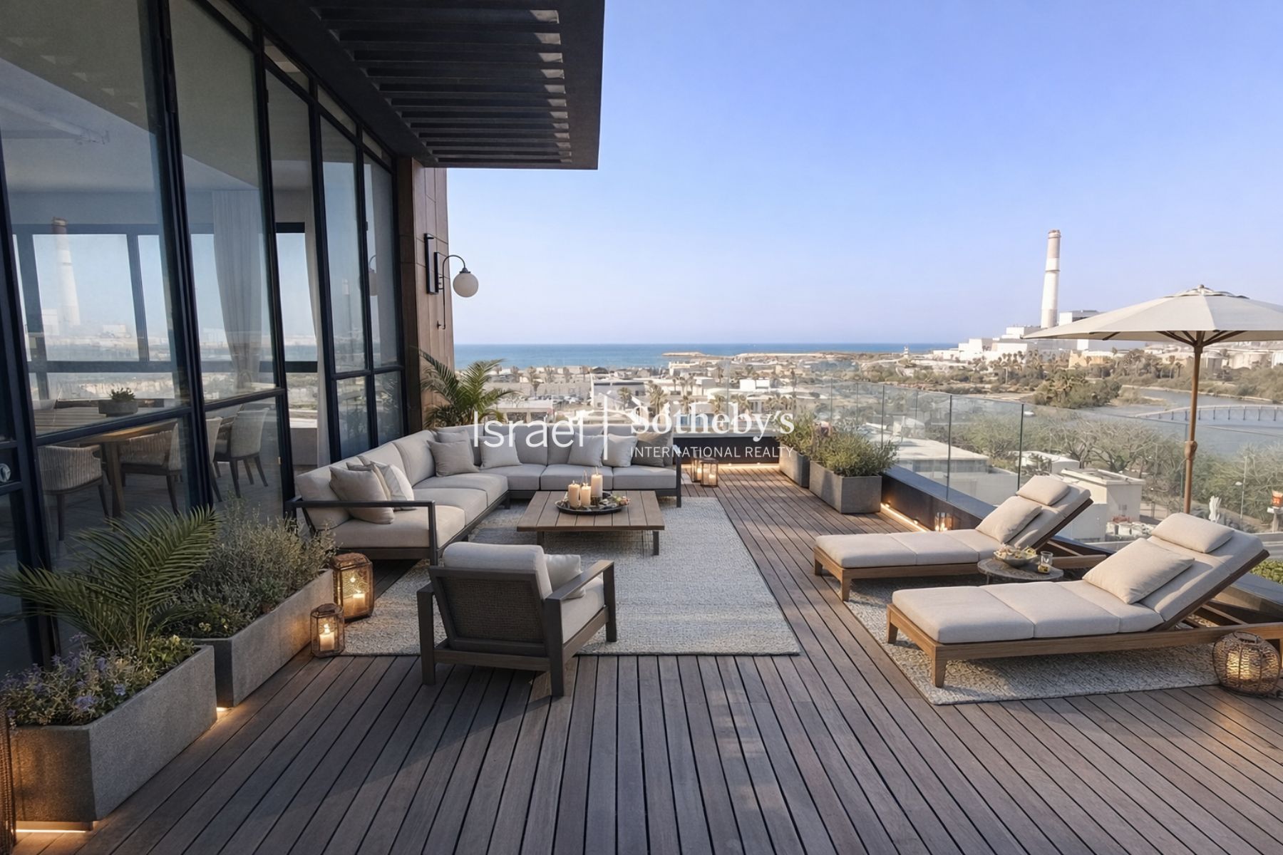 Exclusive Full-Floor Penthouse by Park HaYarkon | Panoramic Sea, Park & Port Views